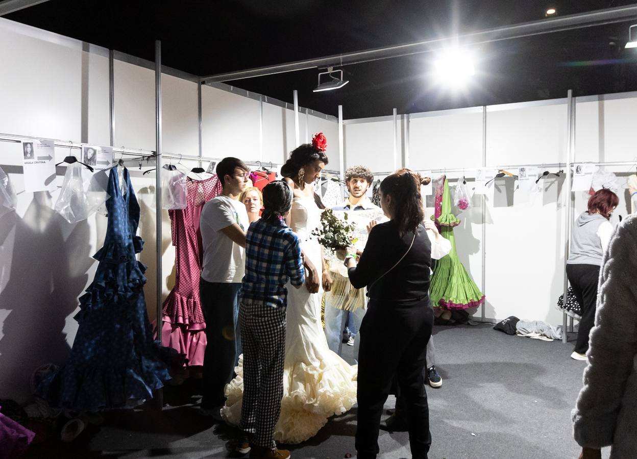 Un momento de la preparación de un desfile en Simof 2024