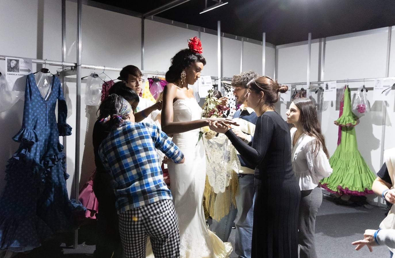 Un momento de la preparación de un desfile en Simof 2024