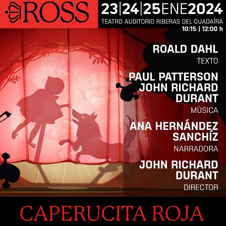 Cartel del concierto que ofrecerá la ROSS en el Auditorio Riberas del Guadaíra los días 23, 24 y 25 de enero