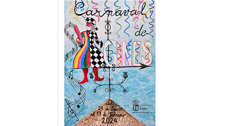 Cartel del Carnaval de Gines 2024