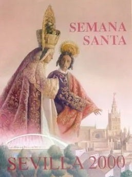 Cartel de la Semana Santa de Sevilla del 2000