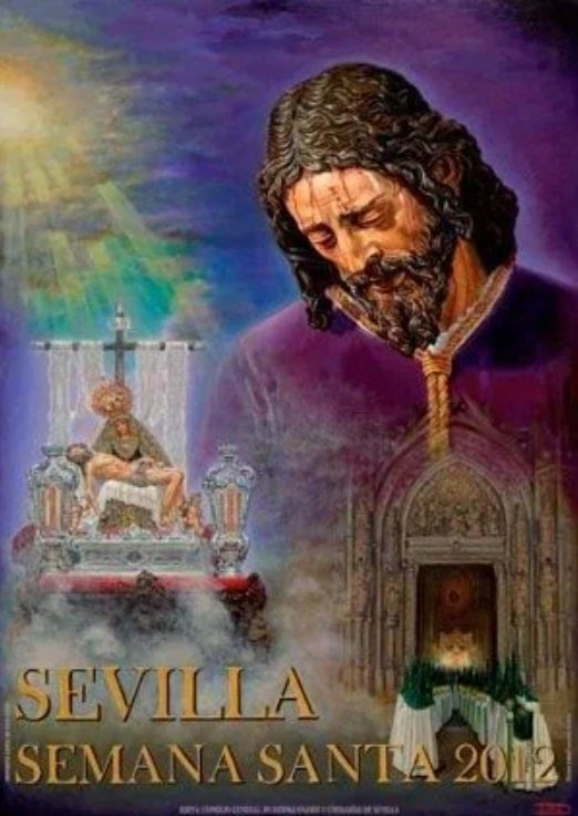 Cartel de la Semana Santa de Sevilla de 2012