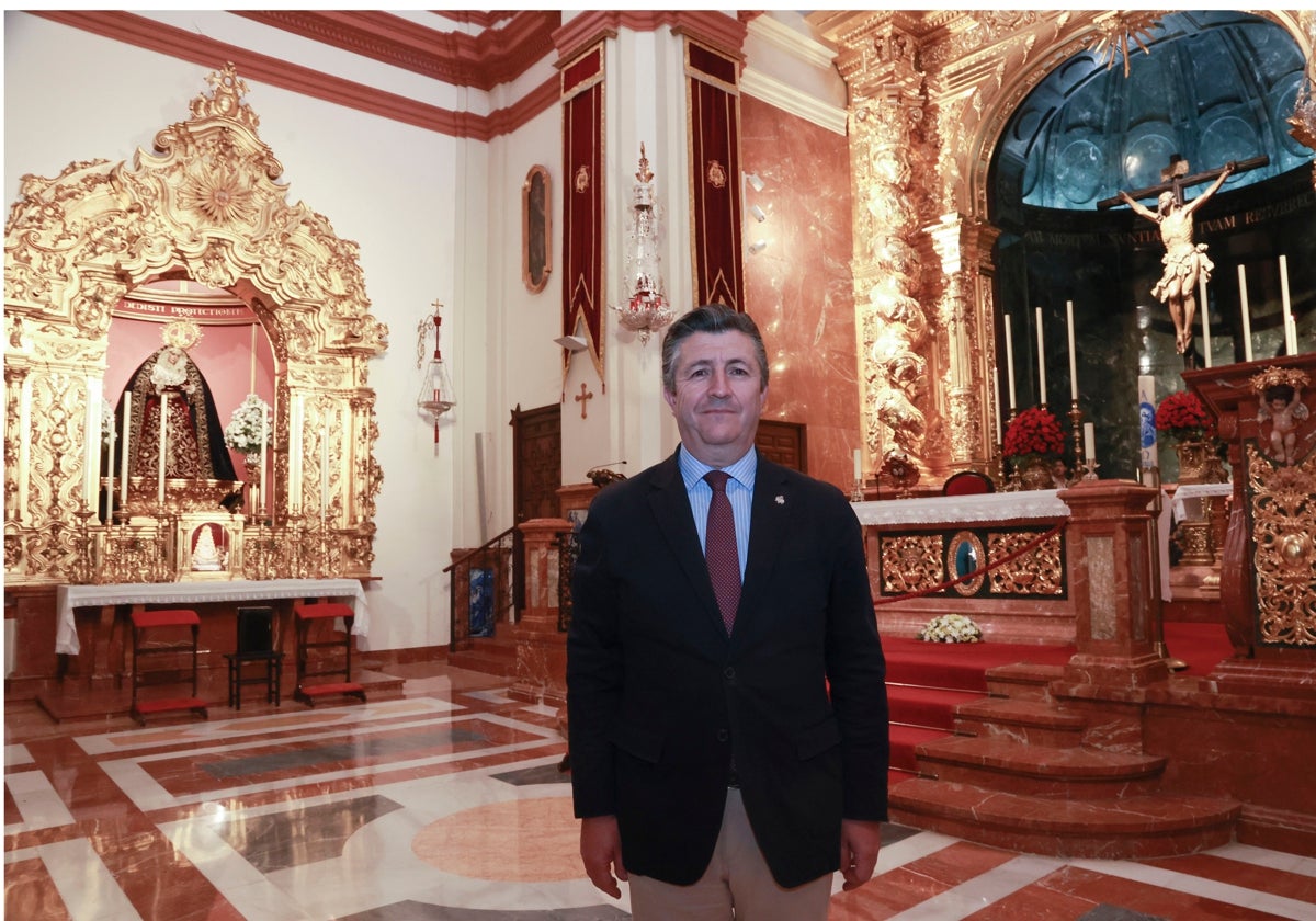 José Luis Aldea es hermano mayor del Cachorro