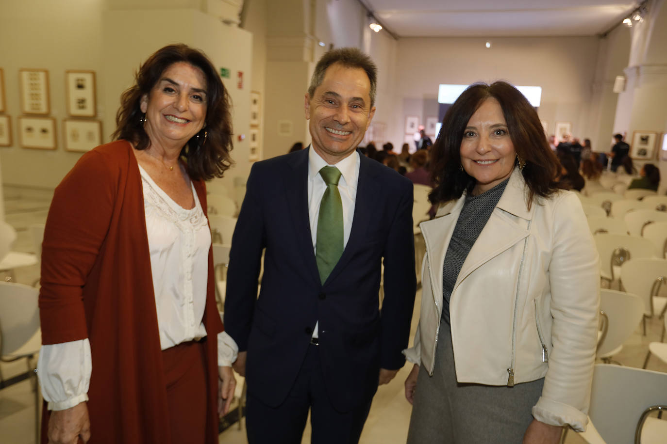 María José Villalba, Antonio Fernández y Carmen Martín