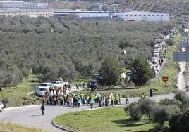 Huelga de agricultores en Andalucía, en directo: corte de la A-45 en Lucena