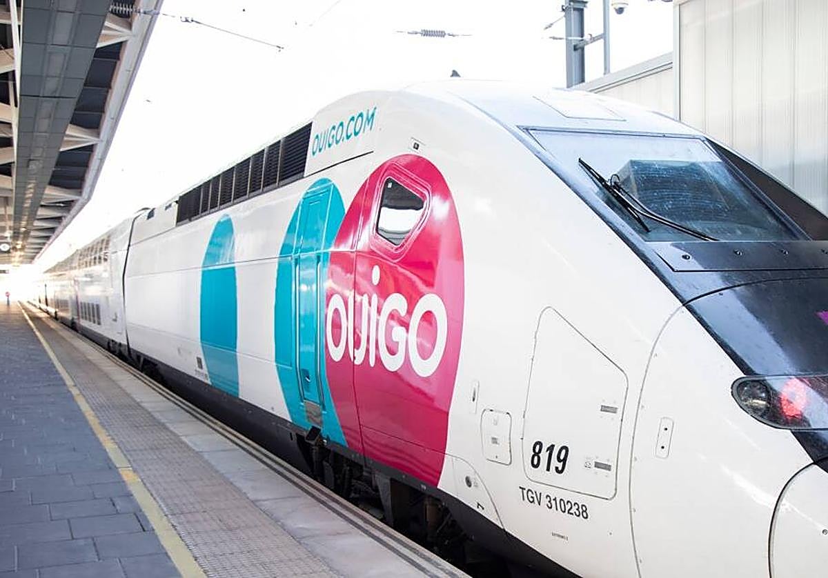 Imagen de archivo de un tren Ouigo