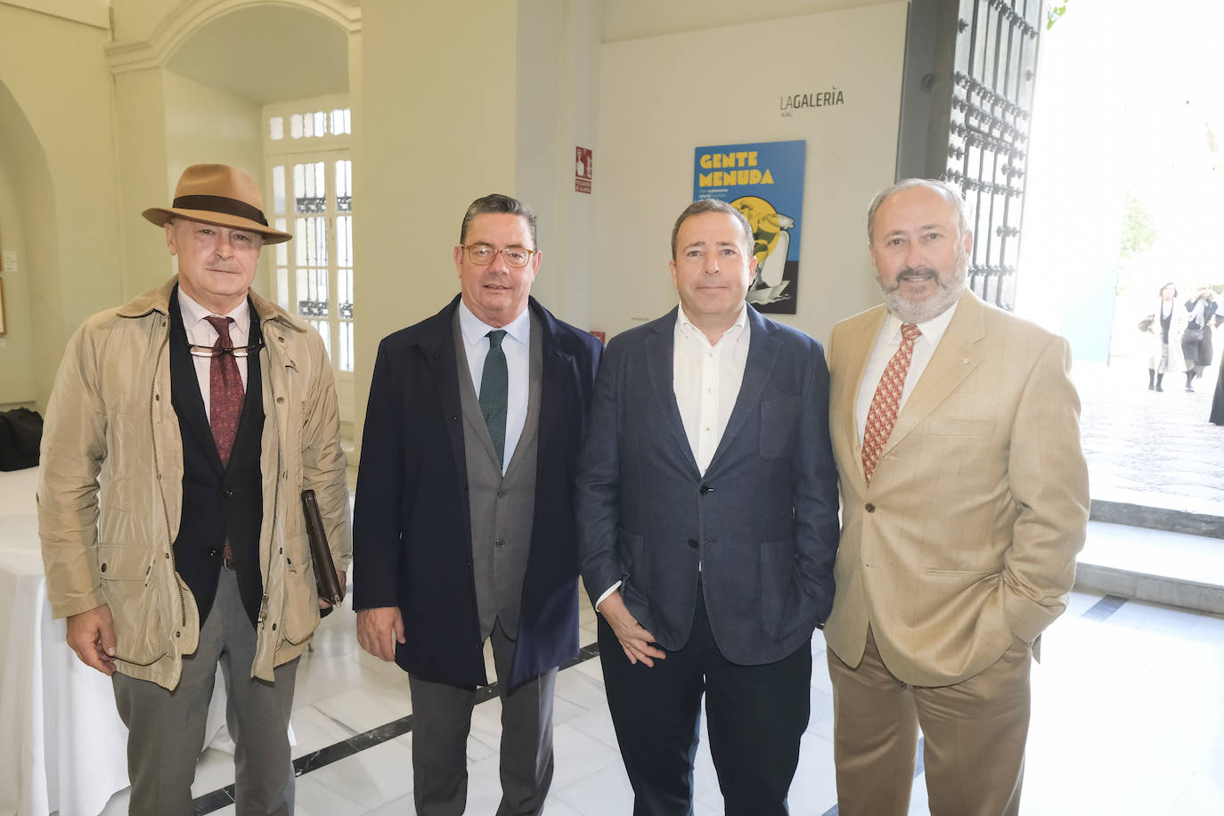 Enrique Sanz, Gabriel Cabello, Jesús Juárez y Iñigo Osuna