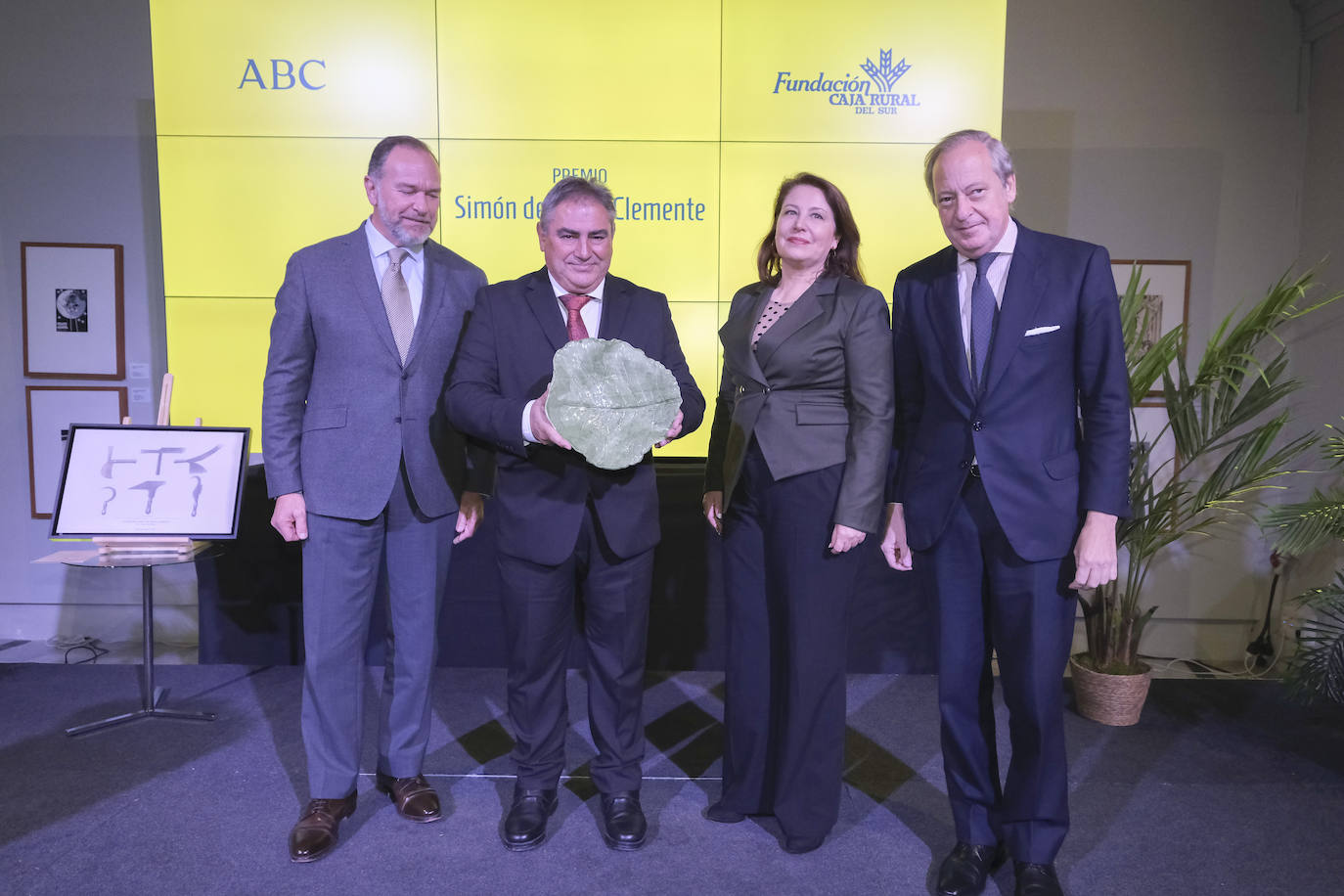 José Luis García Palacios, Francisco Lorenzo, Carmen Crespo y Álvaro Rodríguez Guitart