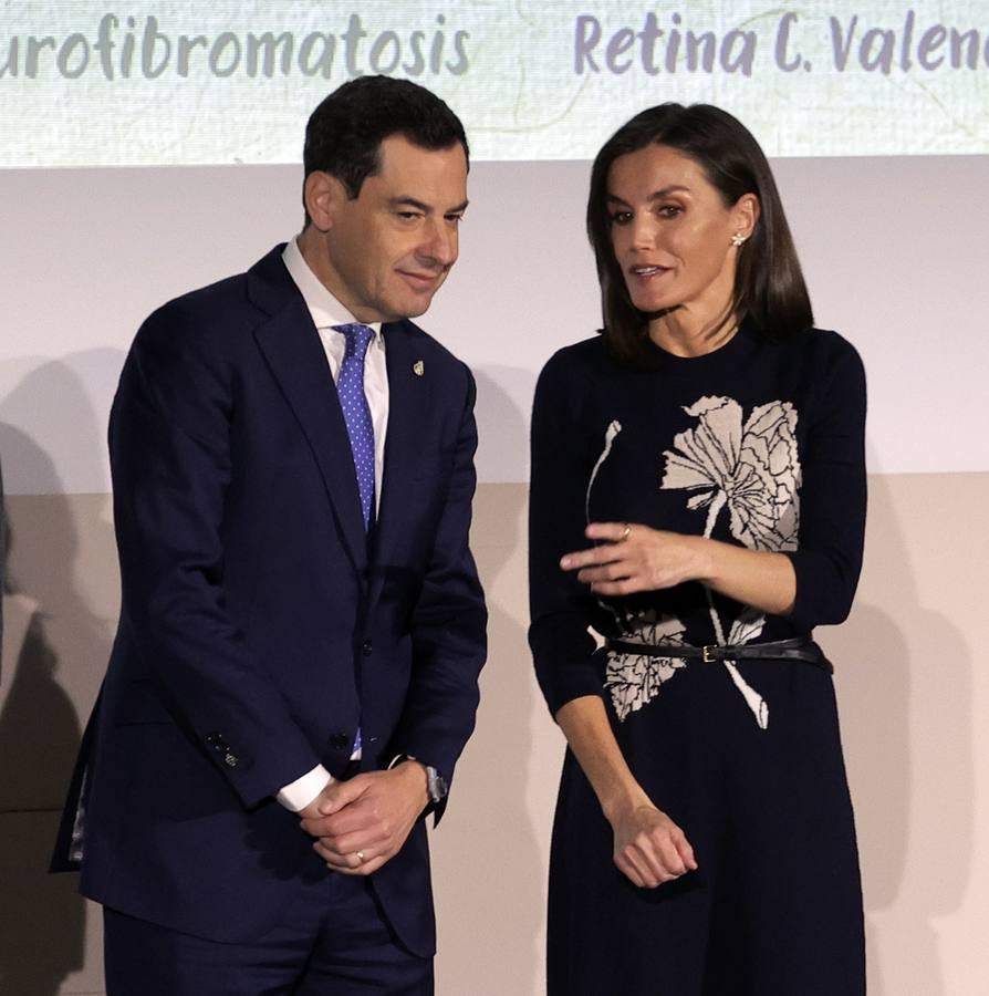 Momento del acto oficial al que ha asistido la Reina Doña Letizia, muy comprometida con la investigación de las enfermedades raras