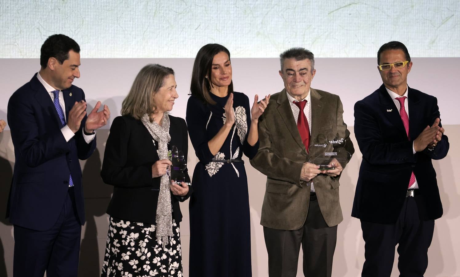 Momento del acto oficial al que ha asistido la Reina Doña Letizia, muy comprometida con la investigación de las enfermedades raras