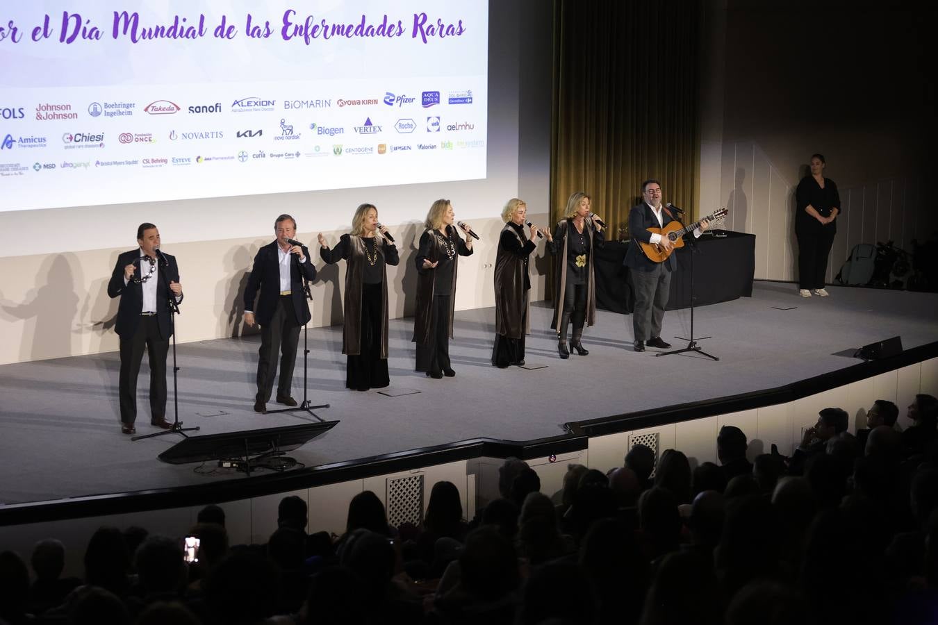 Momento del acto oficial al que ha asistido la Reina Doña Letizia, muy comprometida con la investigación de las enfermedades raras