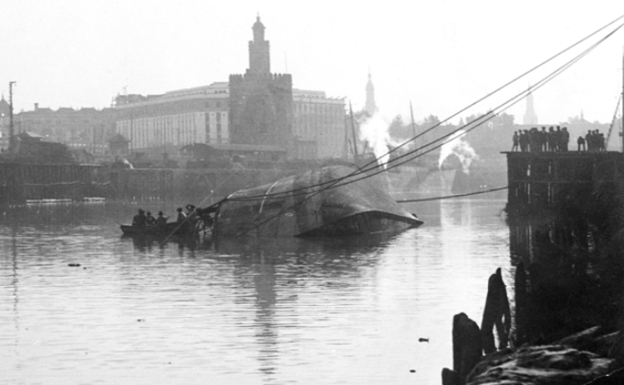 Naufragio del Carmen de Carranza en el Guadalquivir