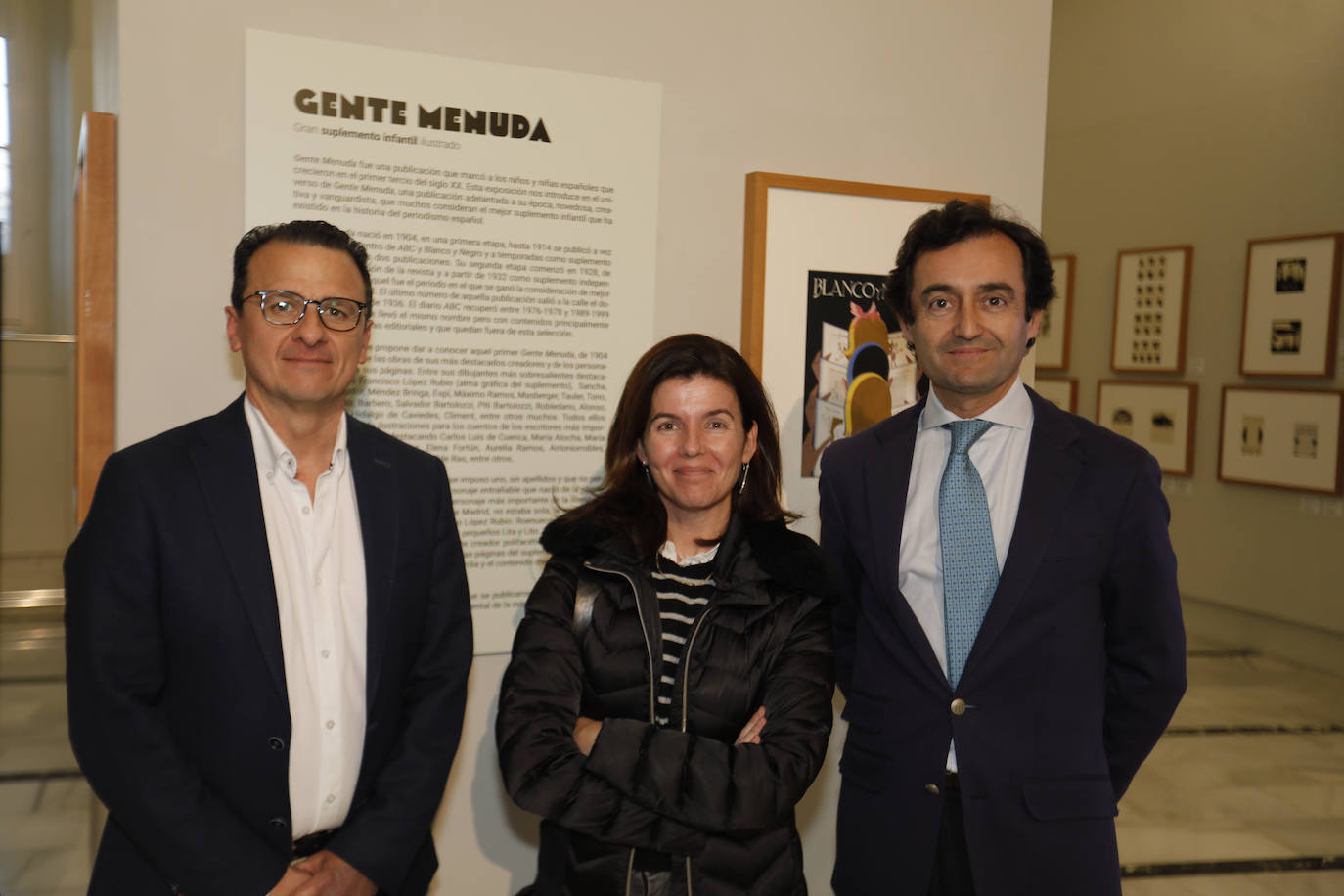 Rafael Millán, Elena Gracia Prado y Carlos Jurado