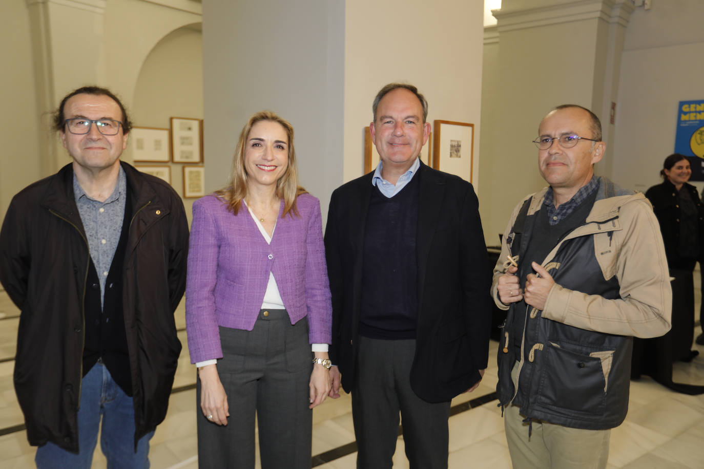 Alfonso Pedrosa, Matilde Sánchez Reyes, Gonzalo Sánchez León y Joaquín Sayago