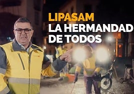 Paco Robles se pone el traje de Lipasam: «Pido desde el cariño que esta Semana Santa cuidemos Sevilla»
