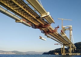 El puente de Rande sufrió la misma rehabilitación que el puente del Centenario en la mitad de tiempo