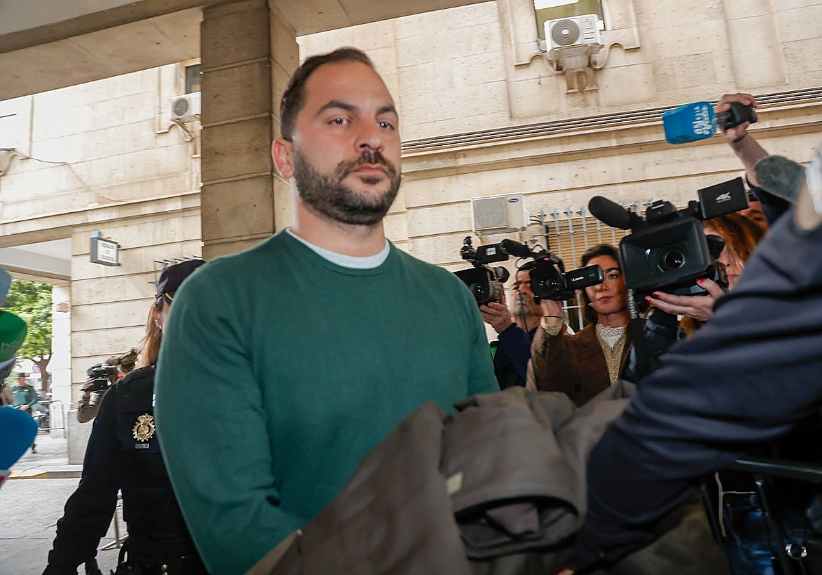 Antonio Tejado, el pasado viernes en los juzgados de Sevilla