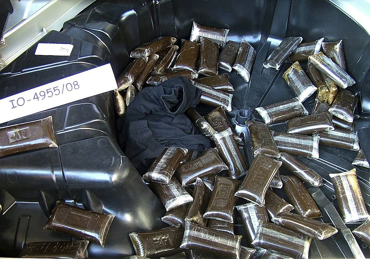 Imagen de archivo de una incautación anterior de la Guardia Civil