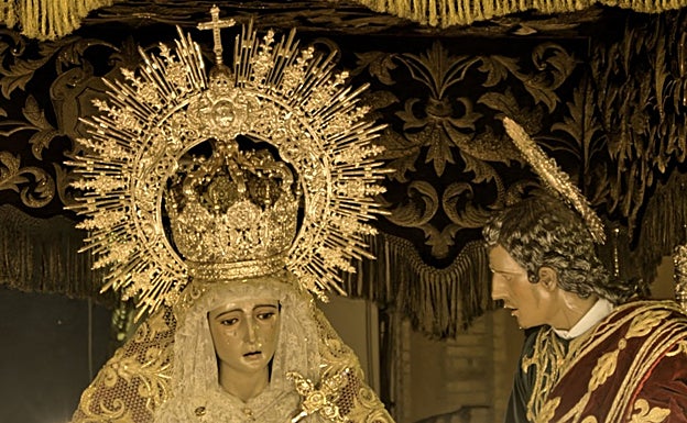 La Virgen de la Amargura y San Juan Evangelista