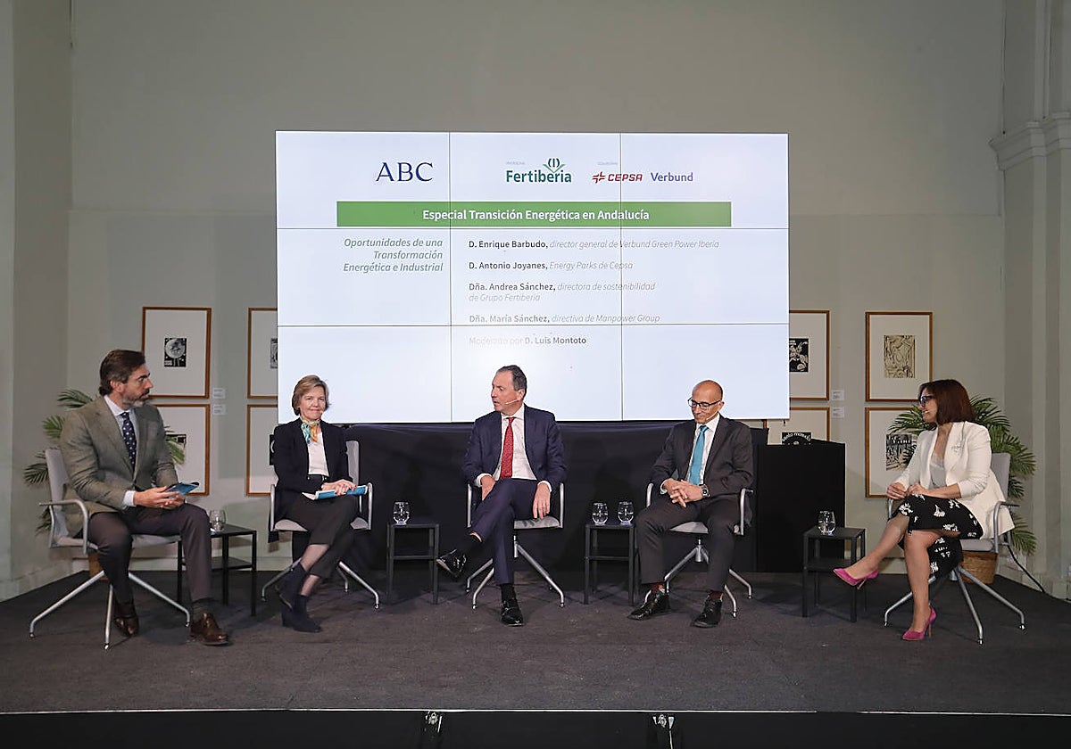 Luis Montoto, Andrea Sánchez, Enrique Barbudo, Antonio Joyanes y María Sánchez