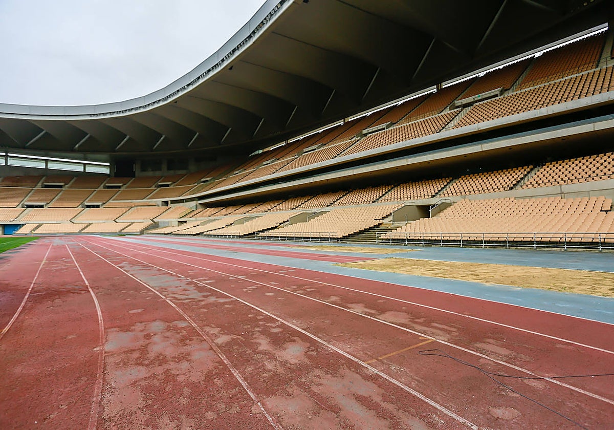 Imagen del interior del estadio de La Cartuja de Sevilla