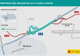 El anuncio de Óscar Puente un día antes de venir a Sevilla: adjudica por 26,3 millones el nuevo enlace de la autovía A-4 y la SE-20