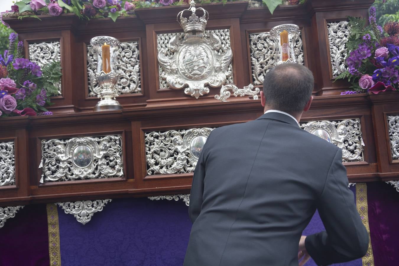 Salida de la hermandad de San José Obrero, este Sábado de Pasión