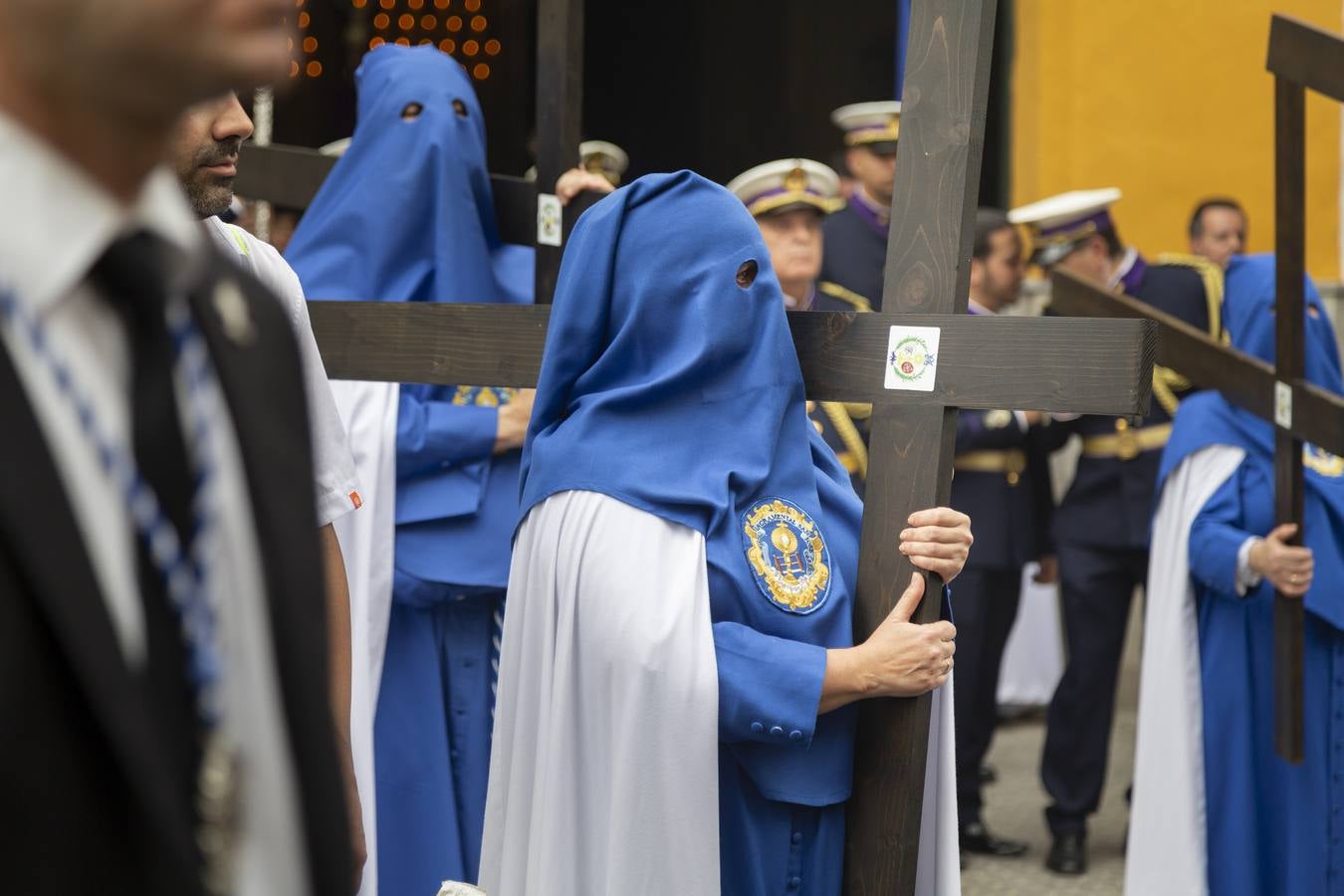 Salida de la hermandad de San José Obrero, este Sábado de Pasión