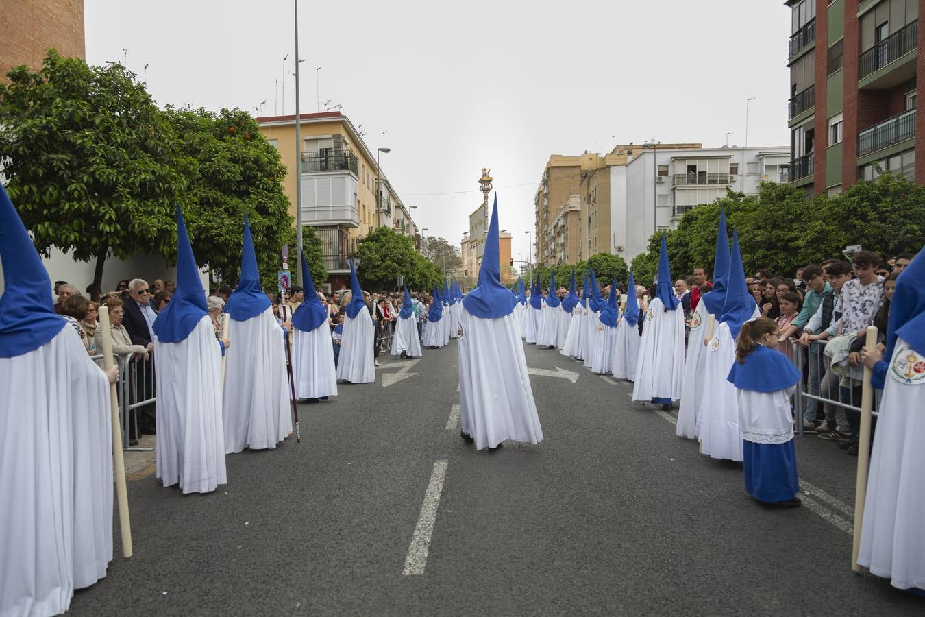 Salida de la hermandad de San José Obrero, este Sábado de Pasión