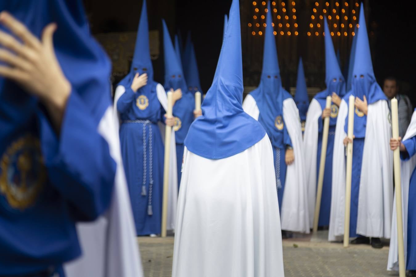 Salida de la hermandad de San José Obrero, este Sábado de Pasión