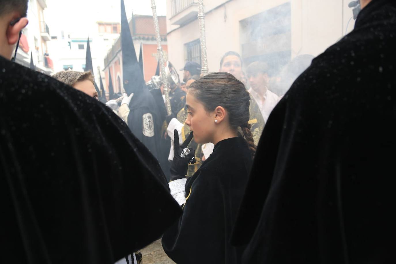 La hermandad de Jesús Despojado realiza su estación de penitencia con normalidad a pesar de las previsiones meteorológicas