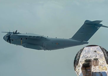 El A400M, el avión con el que España, Reino Unido y Bélgica llevan alimentos a Gaza