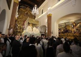 Madrugada de la Semana Santa de Sevilla 2024, en directo: el Calvario se suma a las otras cinco hermandades y tampoco sale