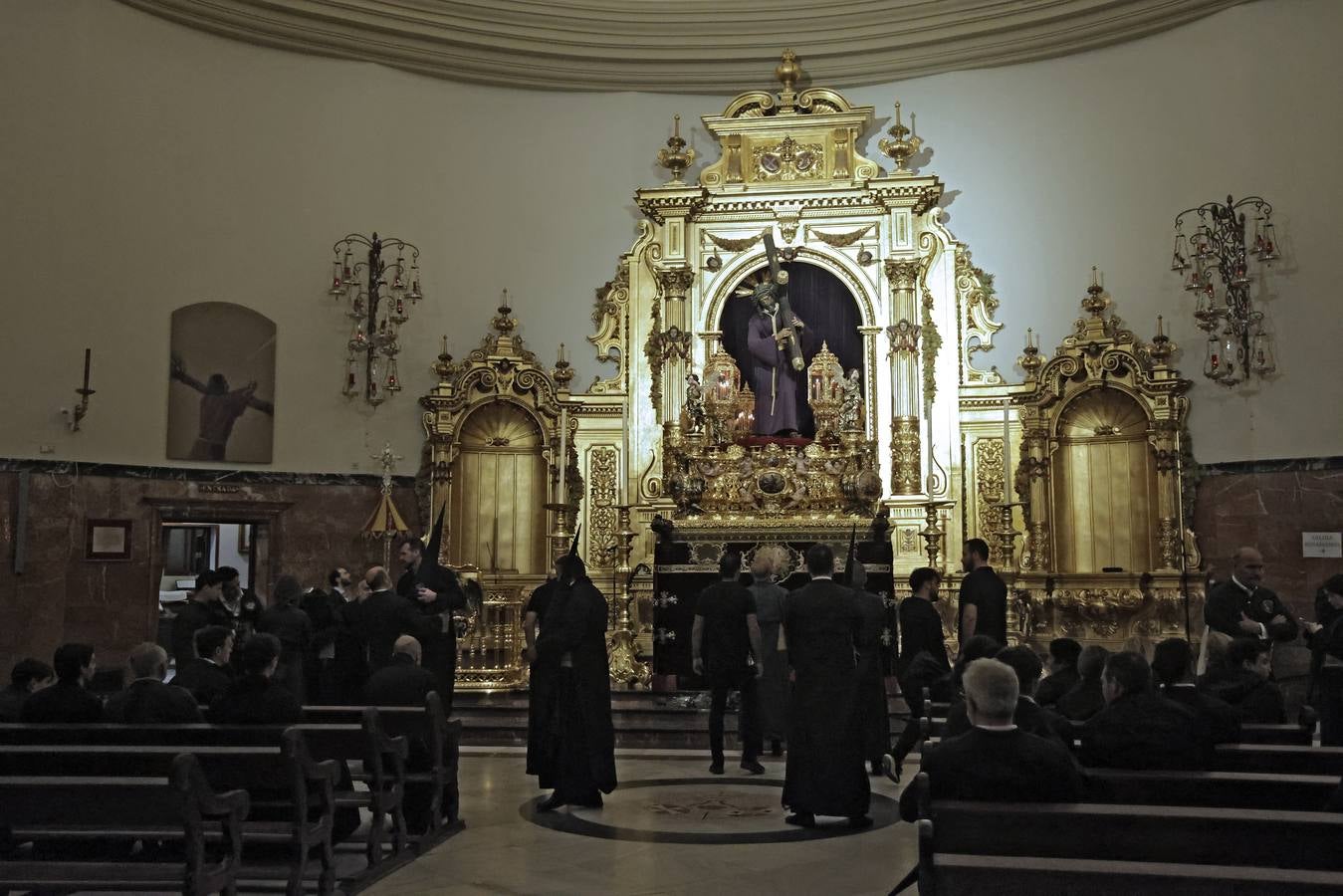 La hermandad del Gran Poder no pudo realizar su estación de penitencia a la Catedral en 2024 por la lluvia