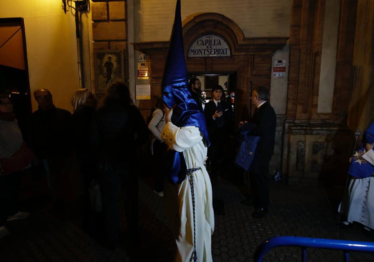 La hermandad de Montserrat fue otra más de las que no procesionaron en la Semana Santa de 2024