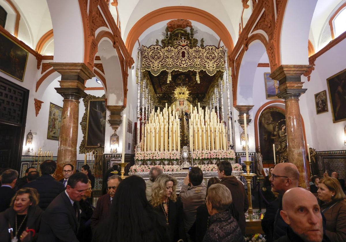 La O tampoco pudo salir a las calles de Sevilla en la Semana Santa de 2024