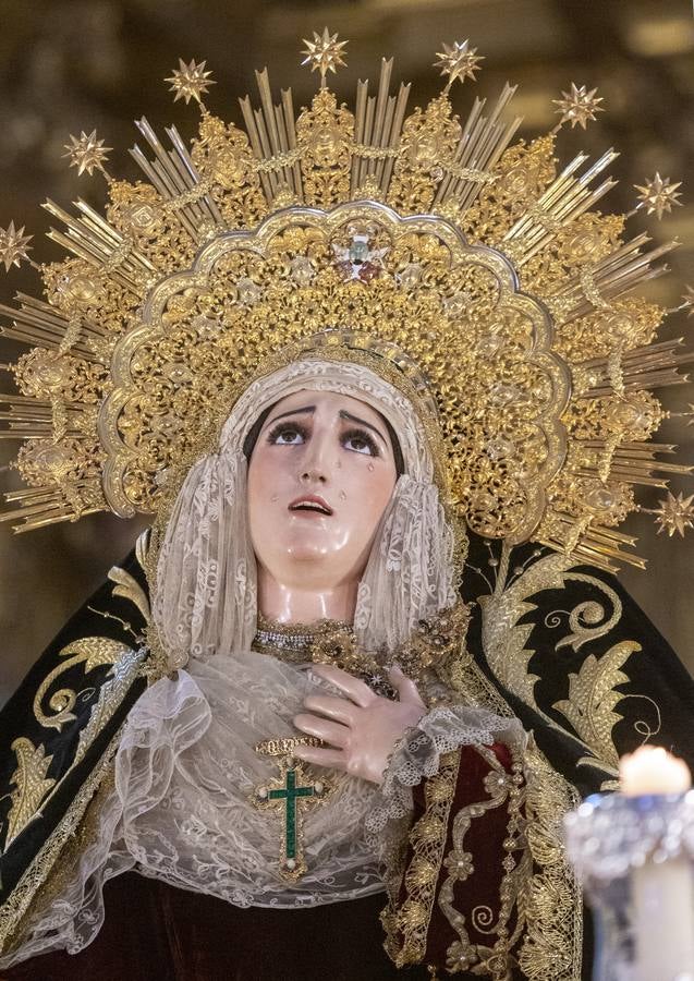 La Soledad de San Buenaventura no pudo salir a las calles de Sevilla en el Viernes Santo de 2024