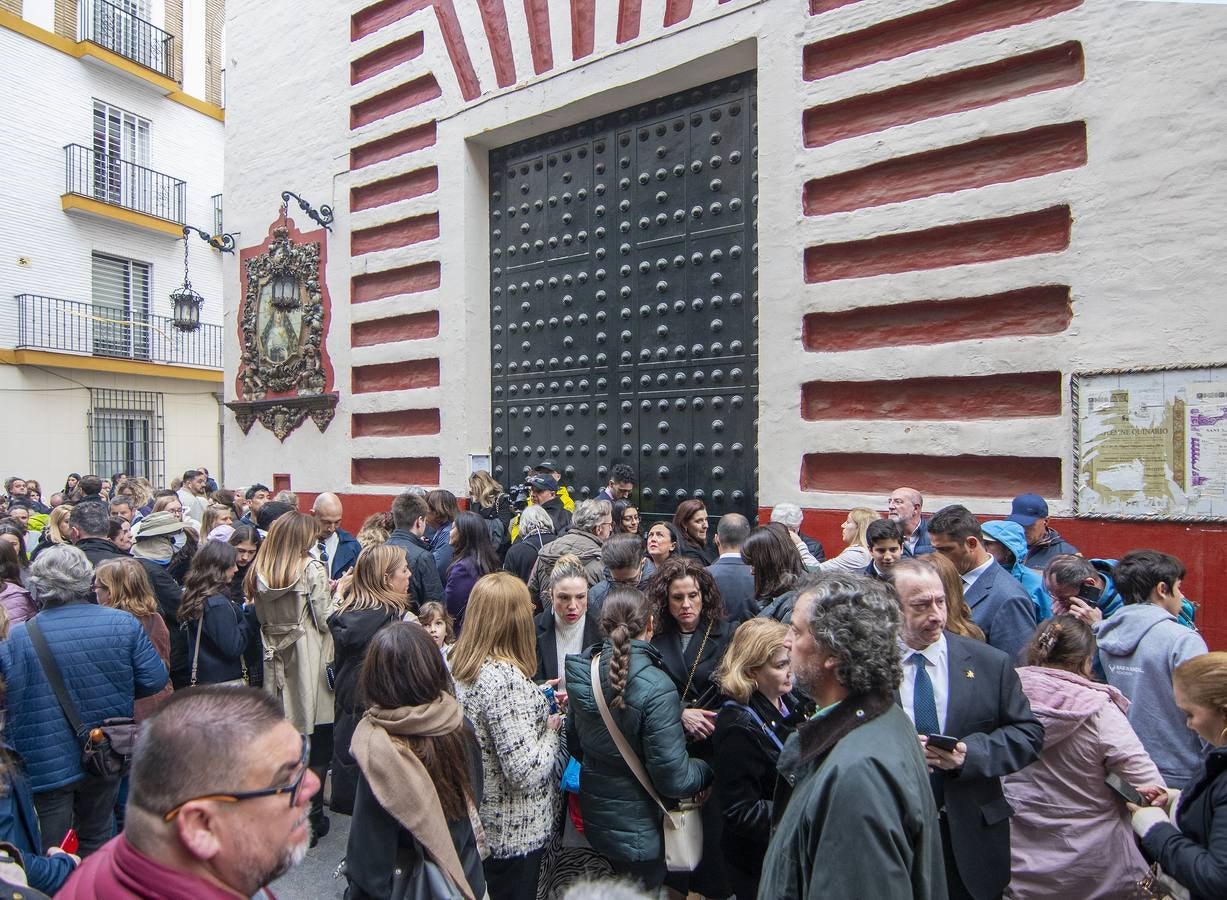 La Soledad de San Buenaventura no pudo salir a las calles de Sevilla en el Viernes Santo de 2024