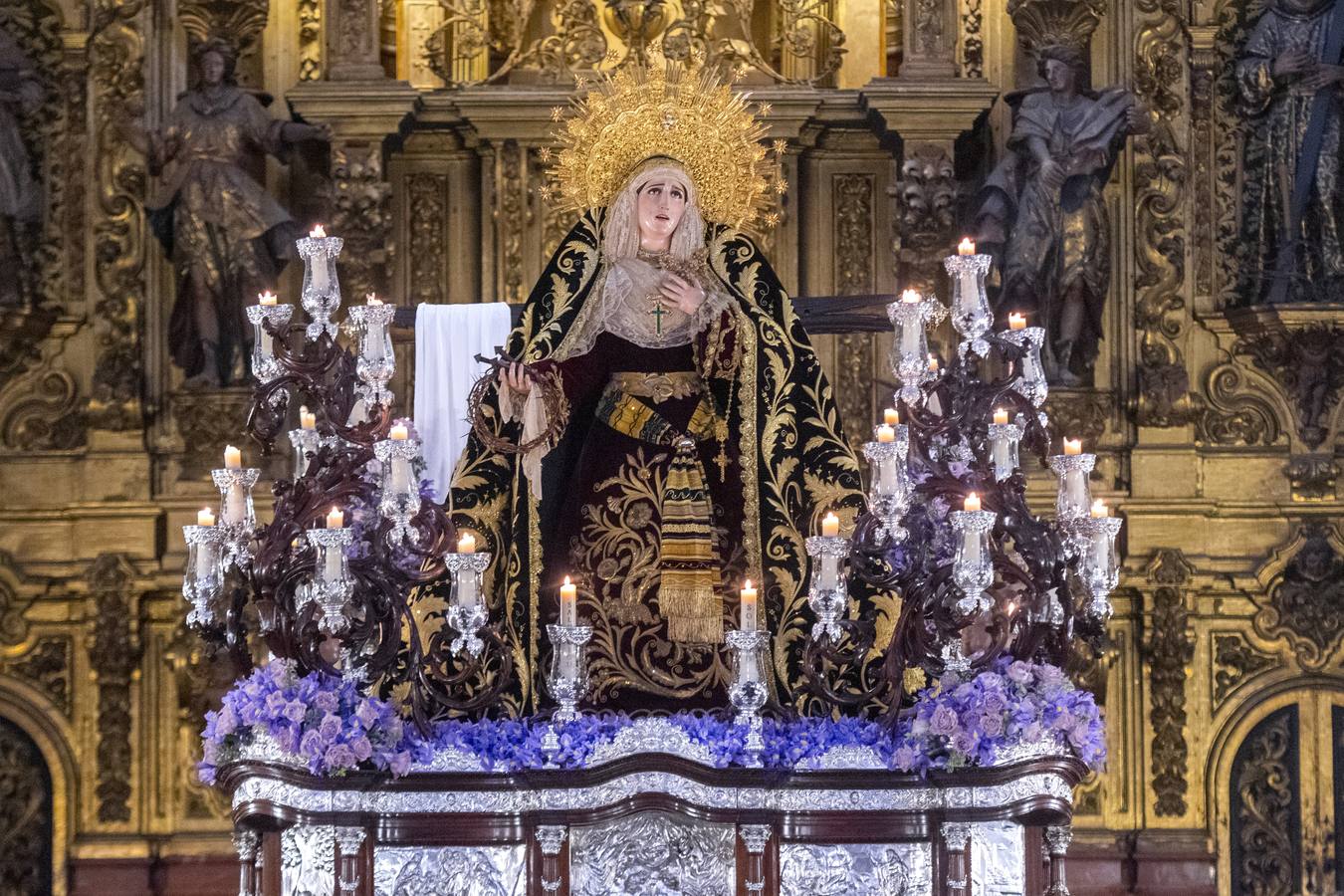 La Soledad de San Buenaventura no pudo salir a las calles de Sevilla en el Viernes Santo de 2024