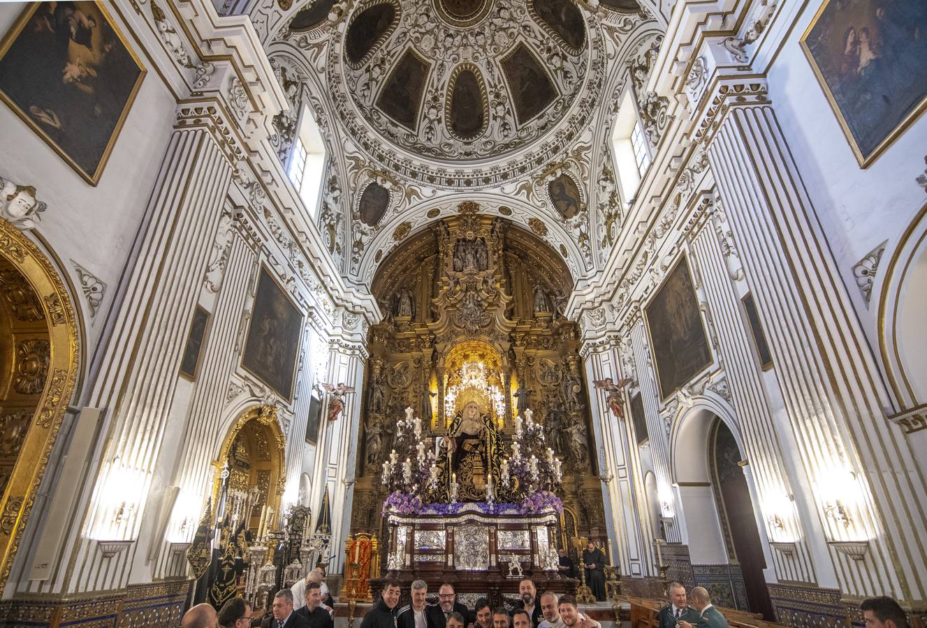 La Soledad de San Buenaventura no pudo salir a las calles de Sevilla en el Viernes Santo de 2024