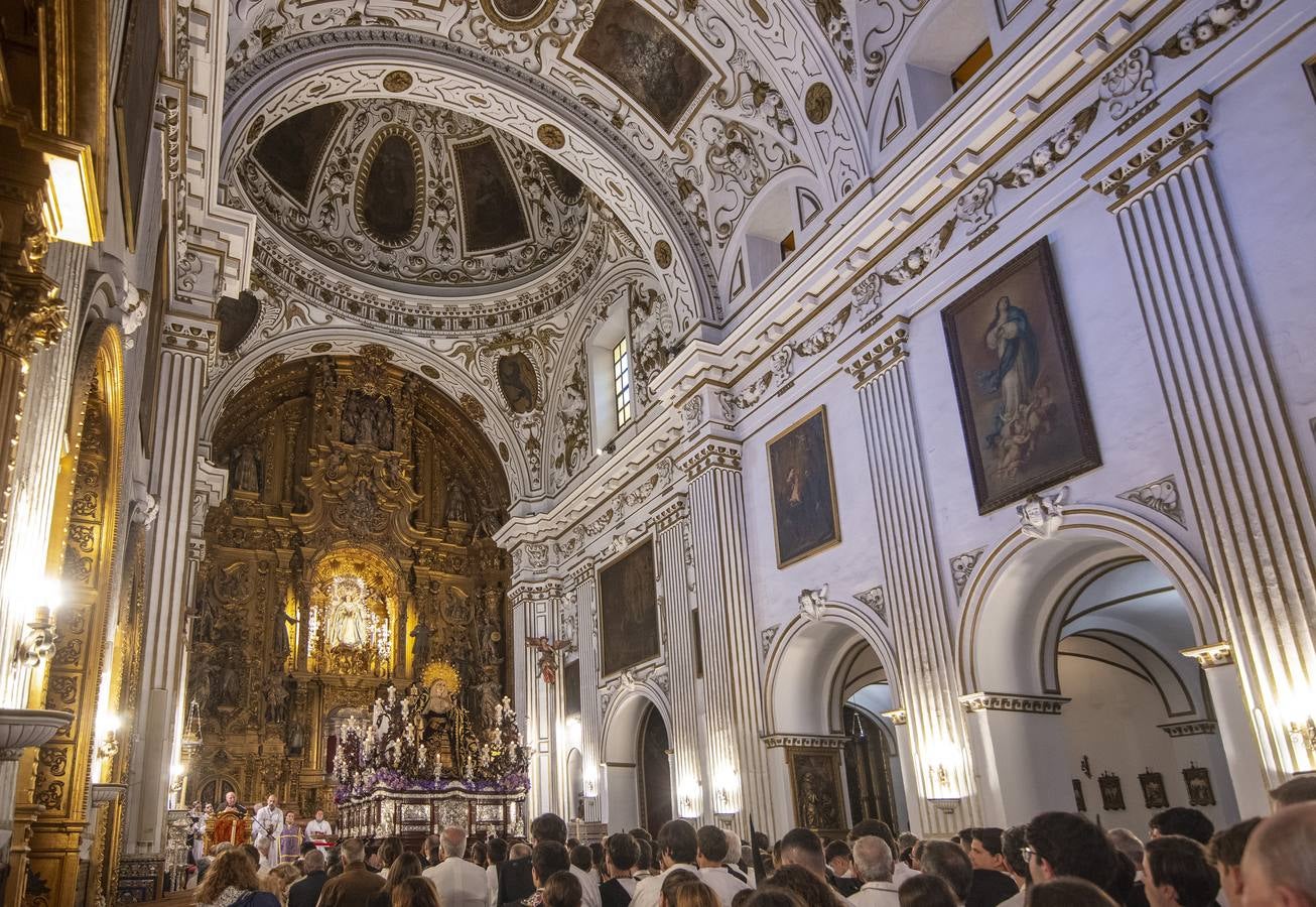 La Soledad de San Buenaventura no pudo salir a las calles de Sevilla en el Viernes Santo de 2024