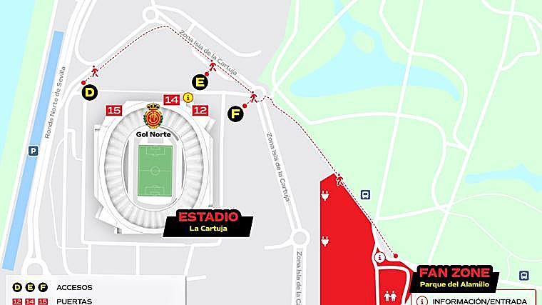 Plano para los aficionados del RCD Mallorca