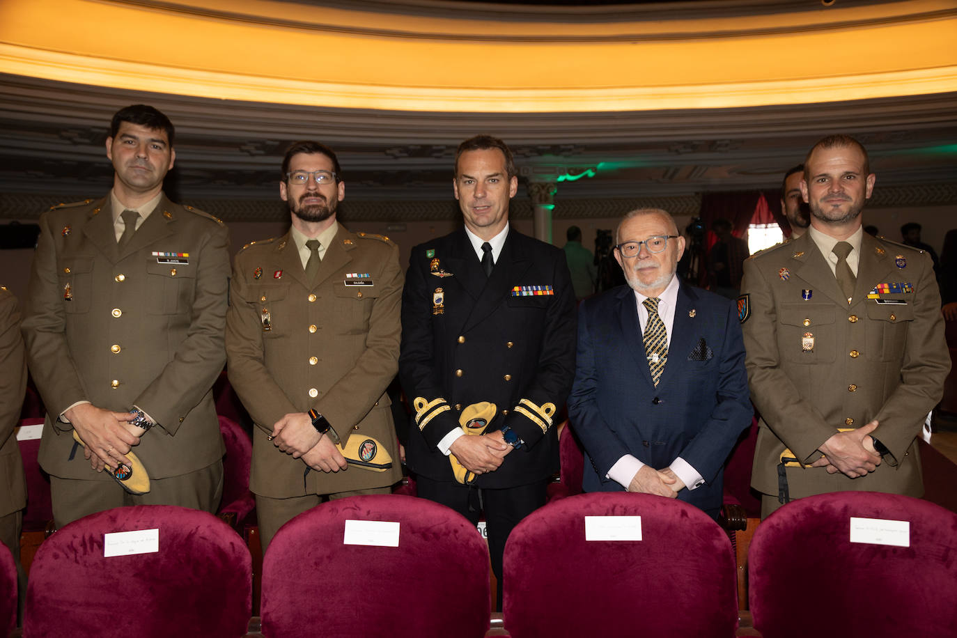 Juan Ramon Rodríguez, Ángel Saldaña y José García de Guadiana, José Luis Pérez y Antonio Diosdado