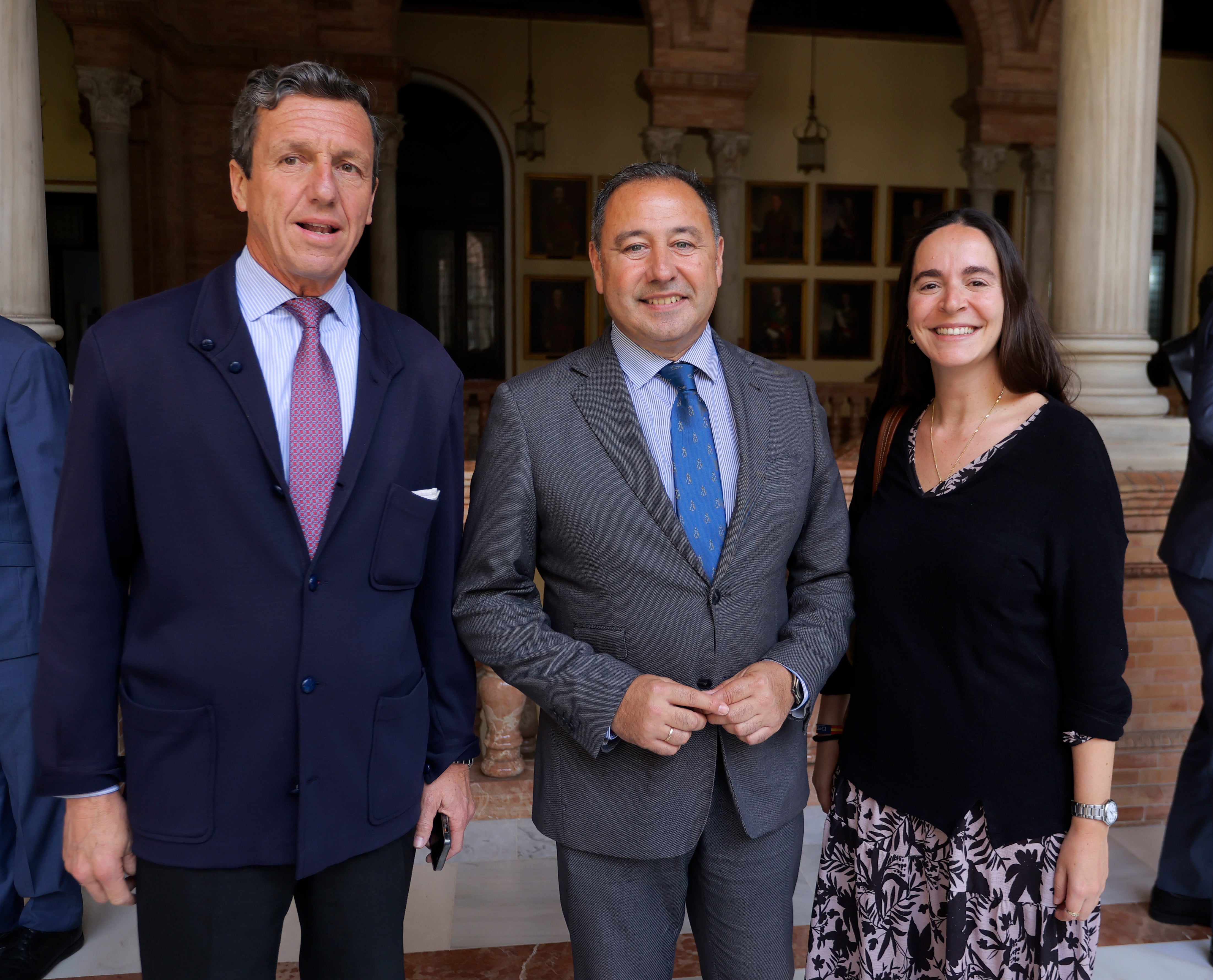 Luis García de Tejada, Ricardo Sánchez y Ana Utrera