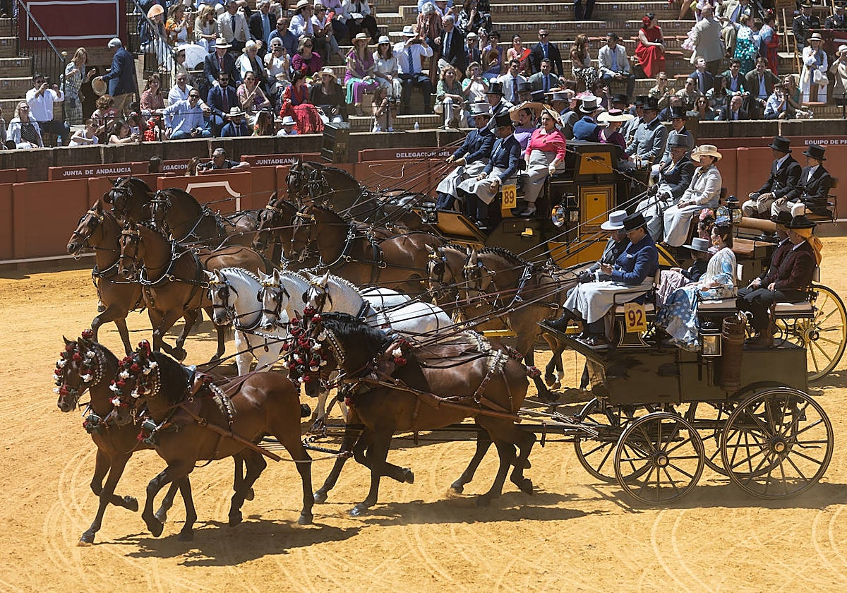Exhibición de enganches de la Feria de Abril 2023