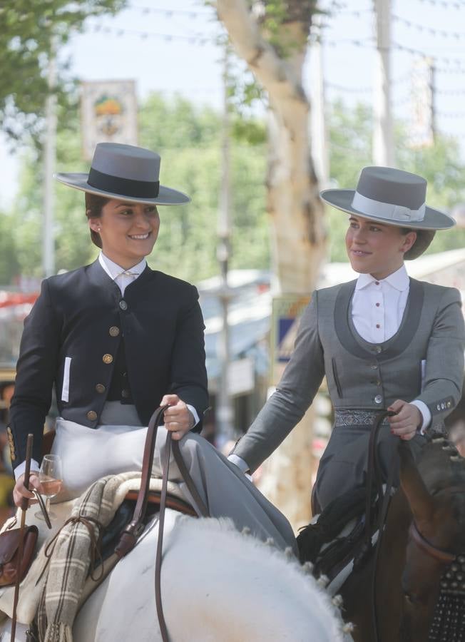 Ambiente en el real durante el domingo de Feria