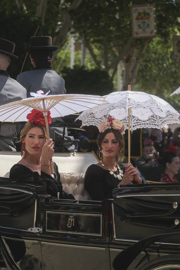 Ambiente en el real durante el domingo de Feria