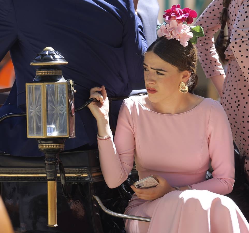 Ambiente en el real durante el domingo de Feria