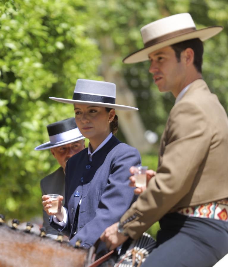 Ambiente en el real durante el domingo de Feria