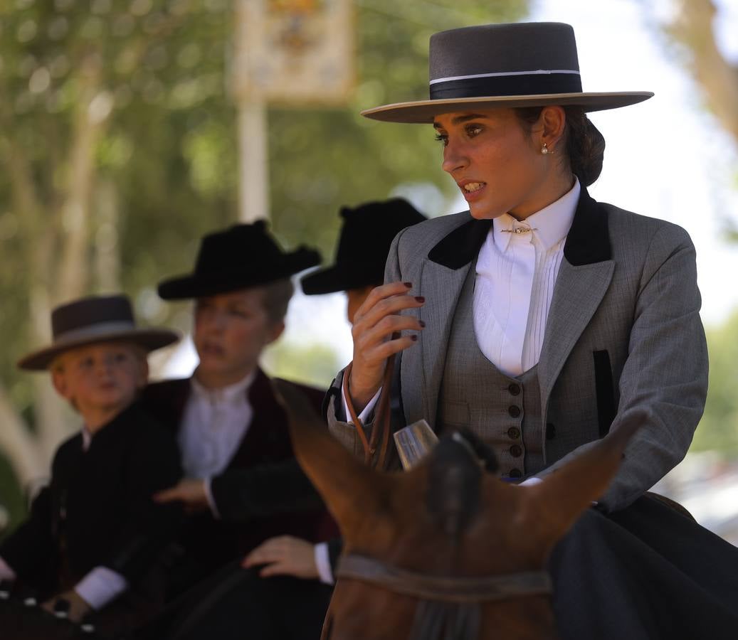 Ambiente en el real durante el domingo de Feria